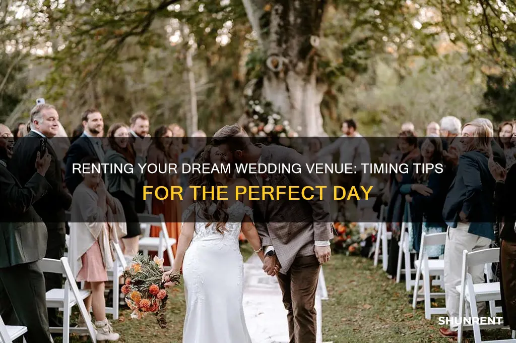 how long to rent a wedding venue