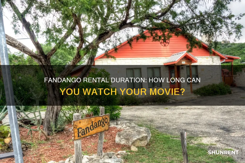 how long to watch fandango when renting