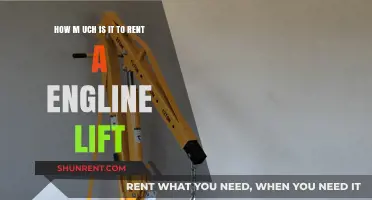 Engine Lift Rental Costs: What to Expect for Your Project