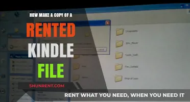 How to Legally Duplicate Your Rented Kindle Files: A Guide