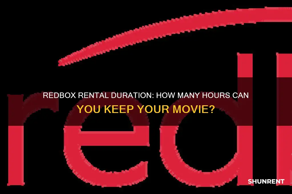 how mant hours does redbox renta you