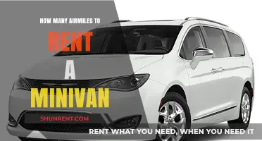 Airmiles for Minivan Rentals: How Many Do You Need?