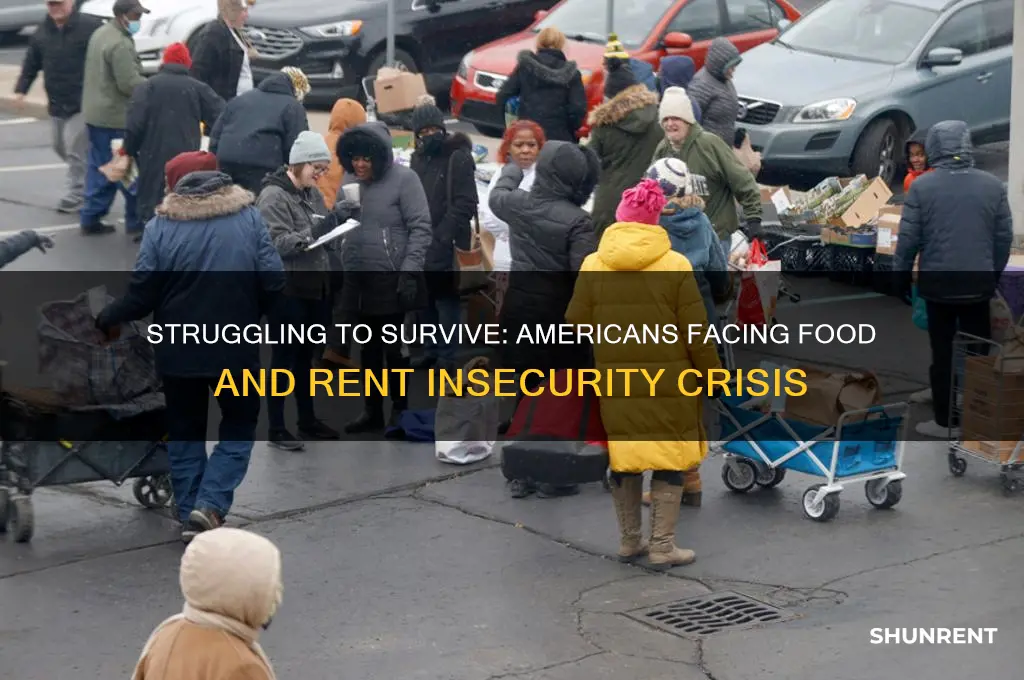 how many americans cannot afford food and rent