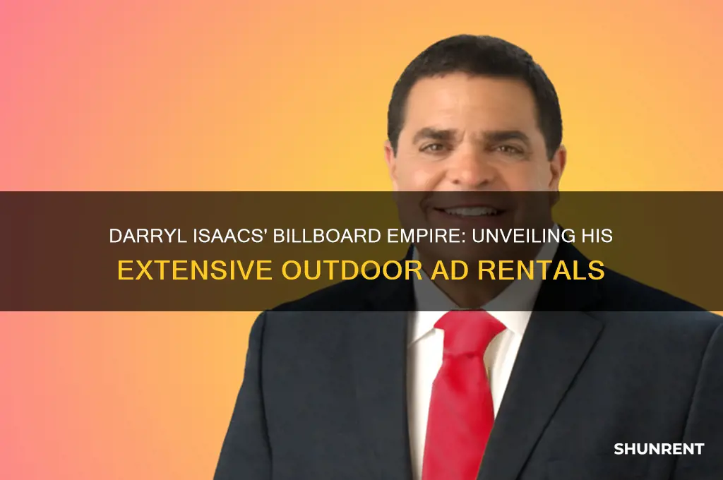 how many billboards does darryl isaacs rent