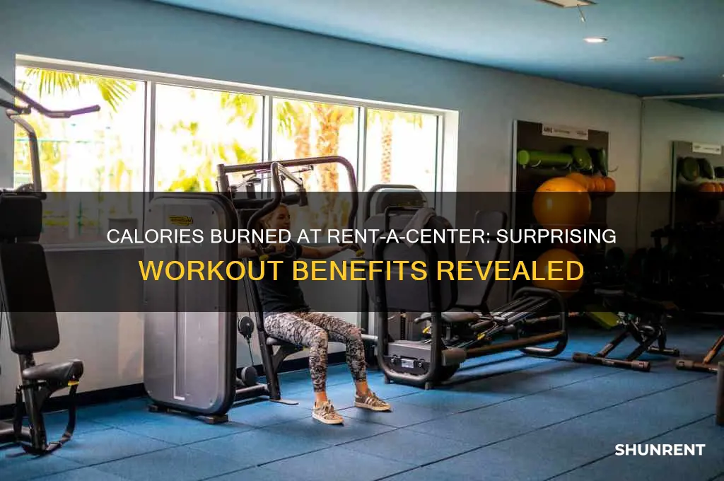 how many calories burned at rent a center