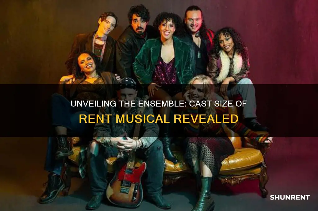 how many cast members were in rent