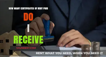 Understanding Your Certificate of Rent Paid: How Many Should You Receive?