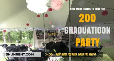 Perfect Seating Plan: Chair Rentals for Your 200-Guest Graduation Party