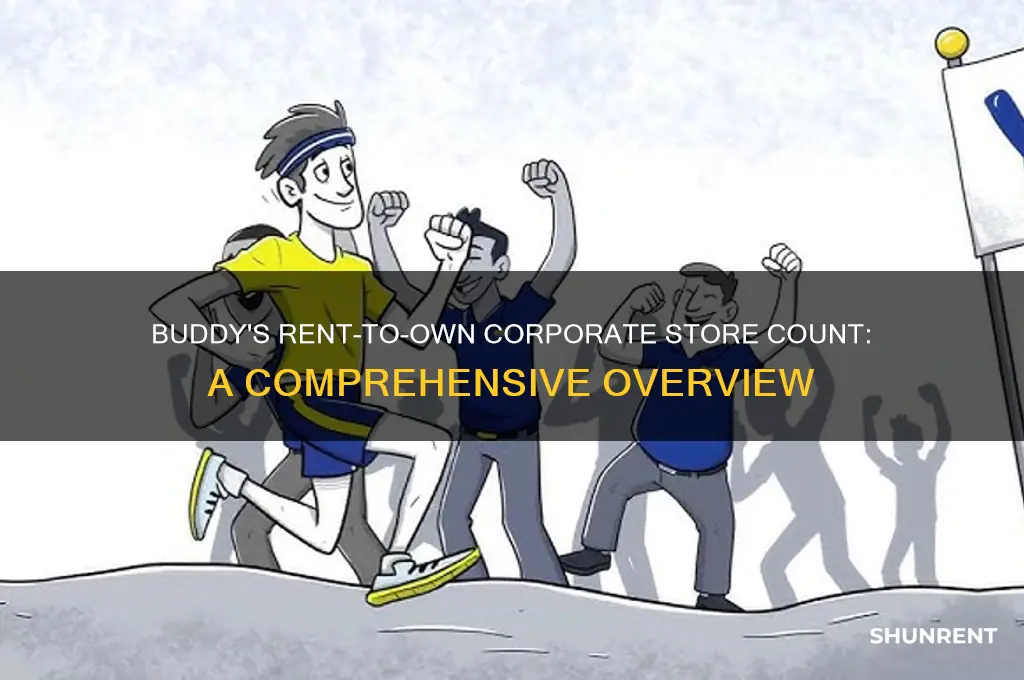 how many corporate stores does buddy