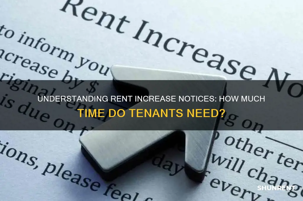 how many day notice to raise rent