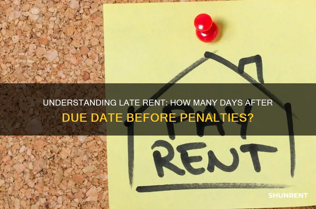 how many days after rent is due