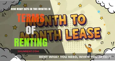 Understanding Rental Periods: How Many Days Are in Two Months?