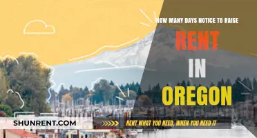 Oregon Rent Increase Notice: Understanding Required Days for Landlords