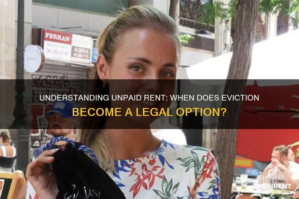 how many days of unpaid rent before eviction