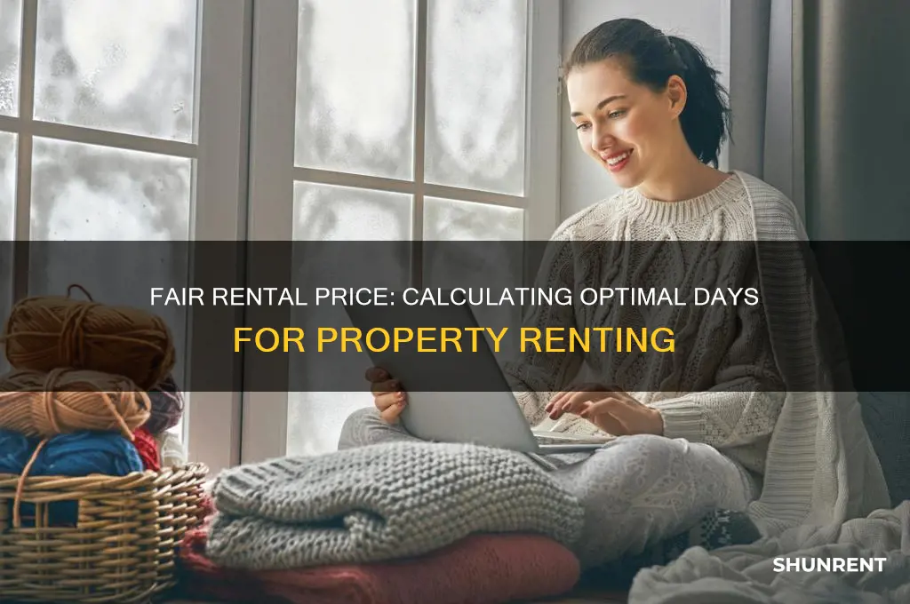 how many days rented at fair rental price