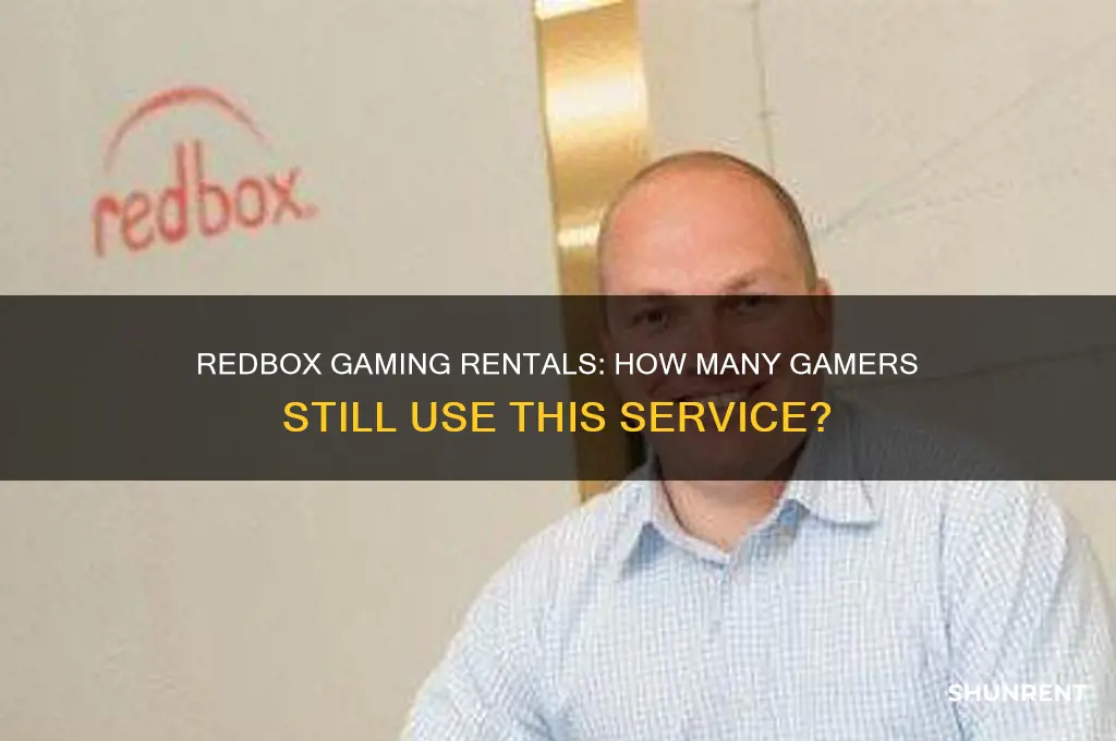how many gamers use redbox to rent games
