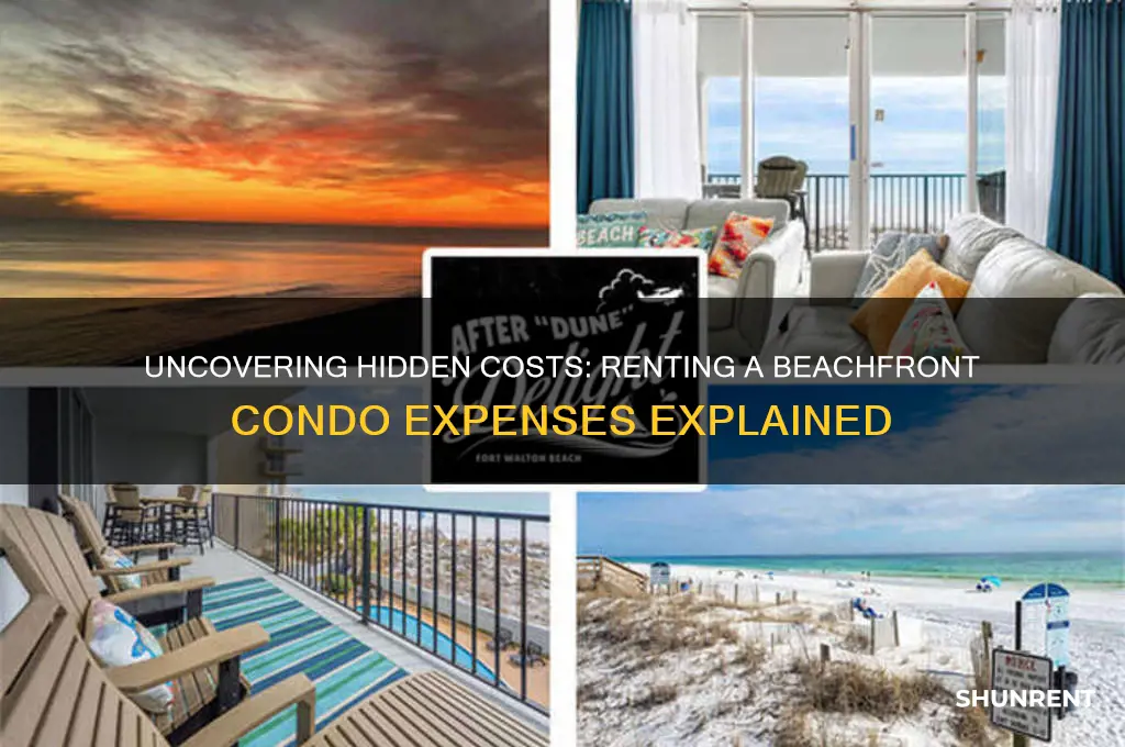 how many hidden fees in renting a beach front condo