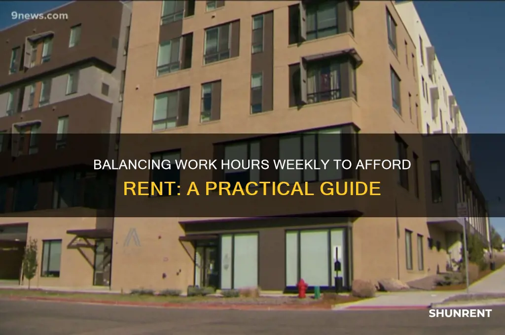 how many hours a week to make rent