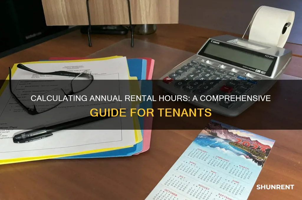how many hours in a year rent