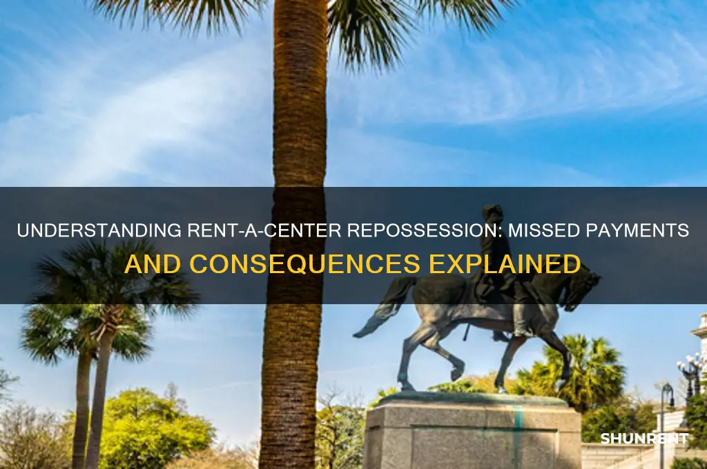 how many missed payments before rent a center repos