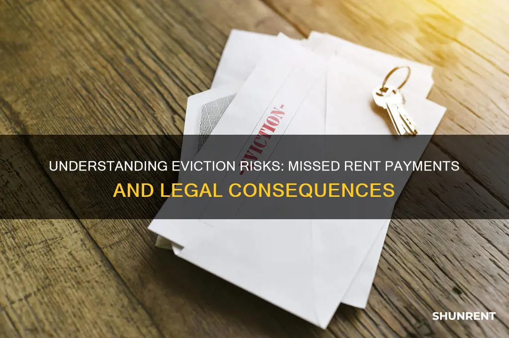 how many missed rent payments before eviction
