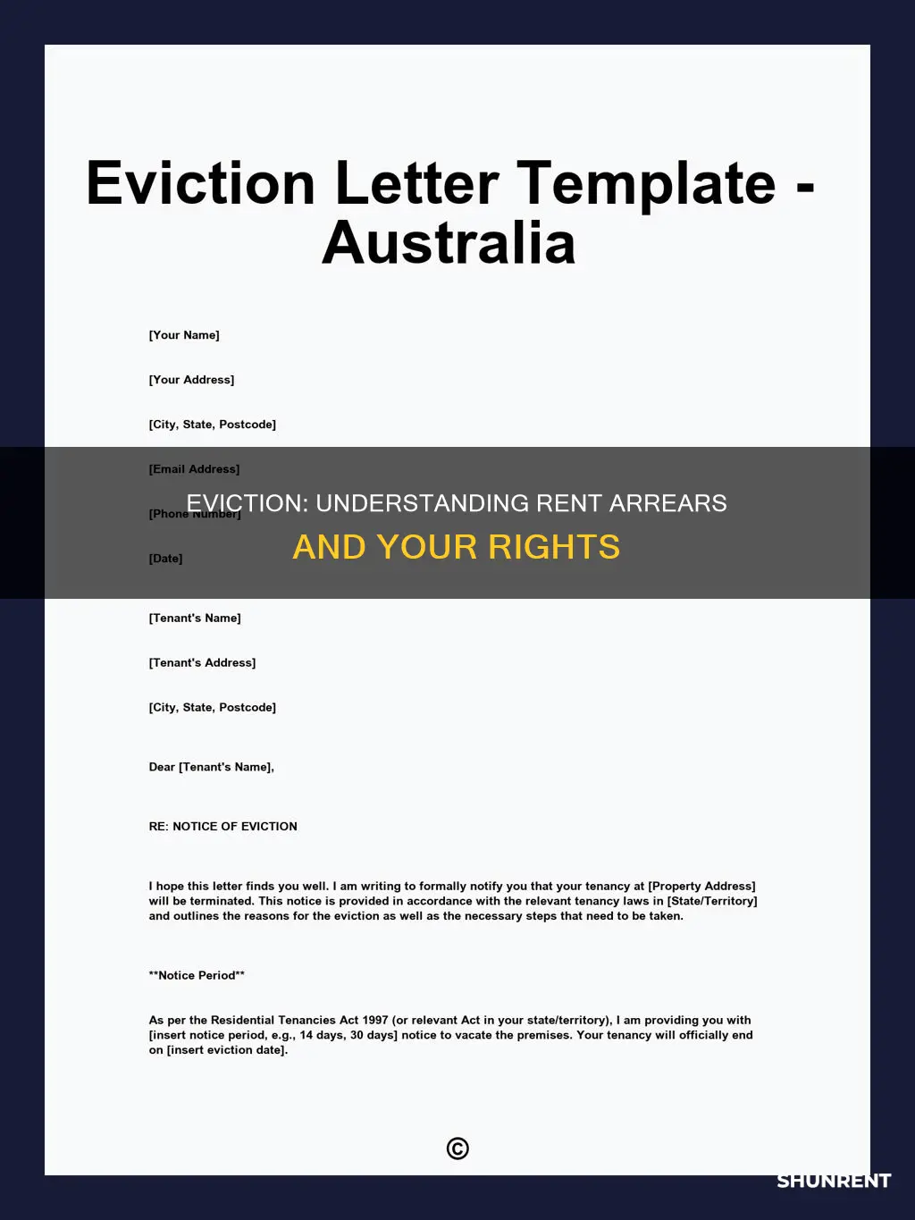 how many months behind in rent before eviction