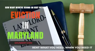 Eviction in Maryland: How Many Months Behind on Rent?