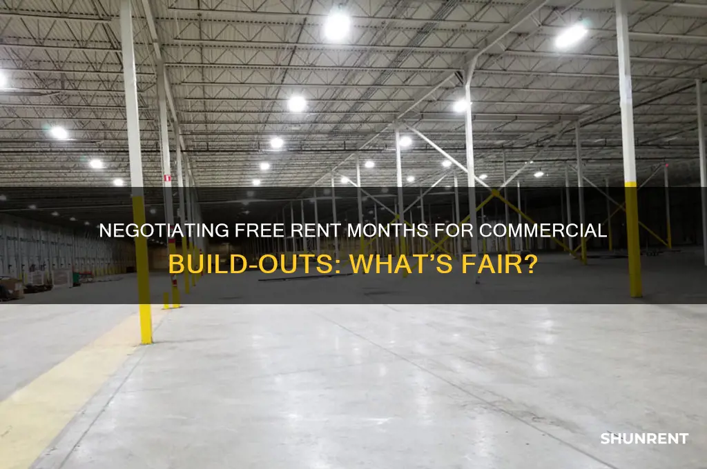 how many months free rent for build out