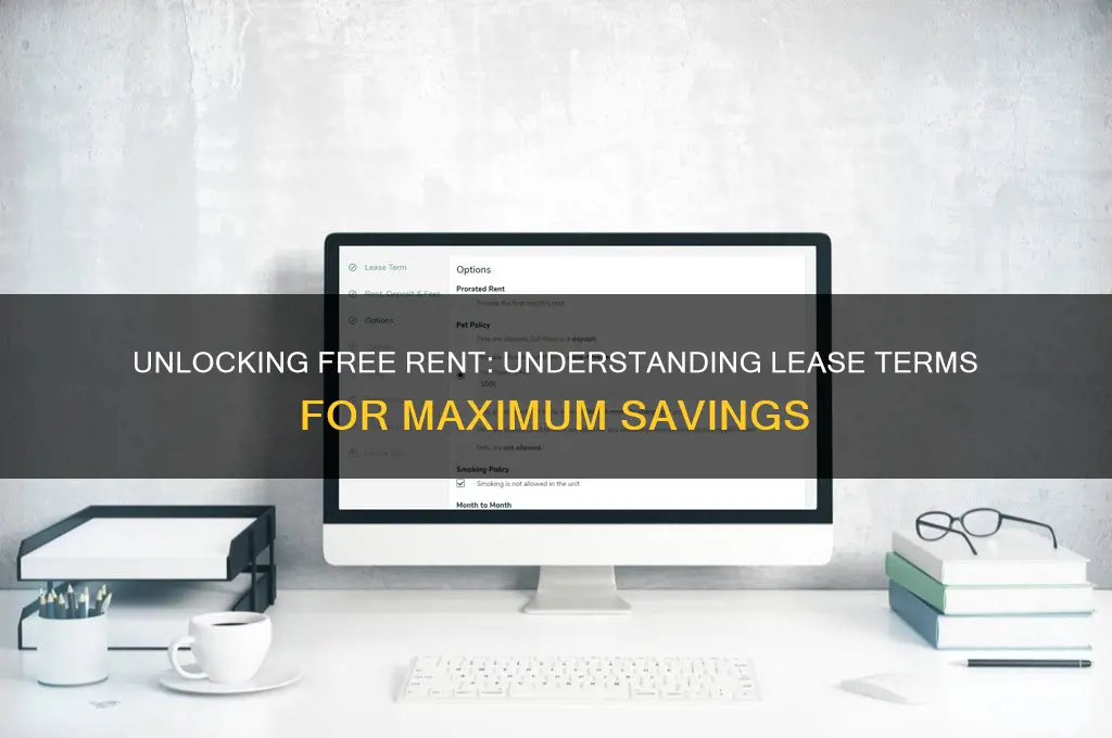how many months free rent in a lease