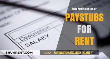 How Many Pay Stubs Do You Need to Rent an Apartment?
