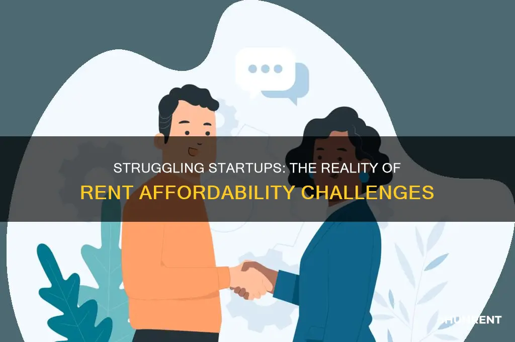 how many of startups dont have money for rent