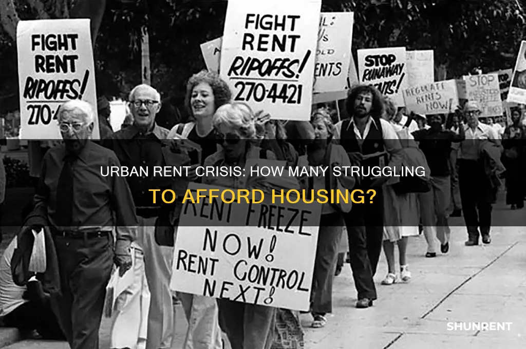 how many people cannot afford rent urban
