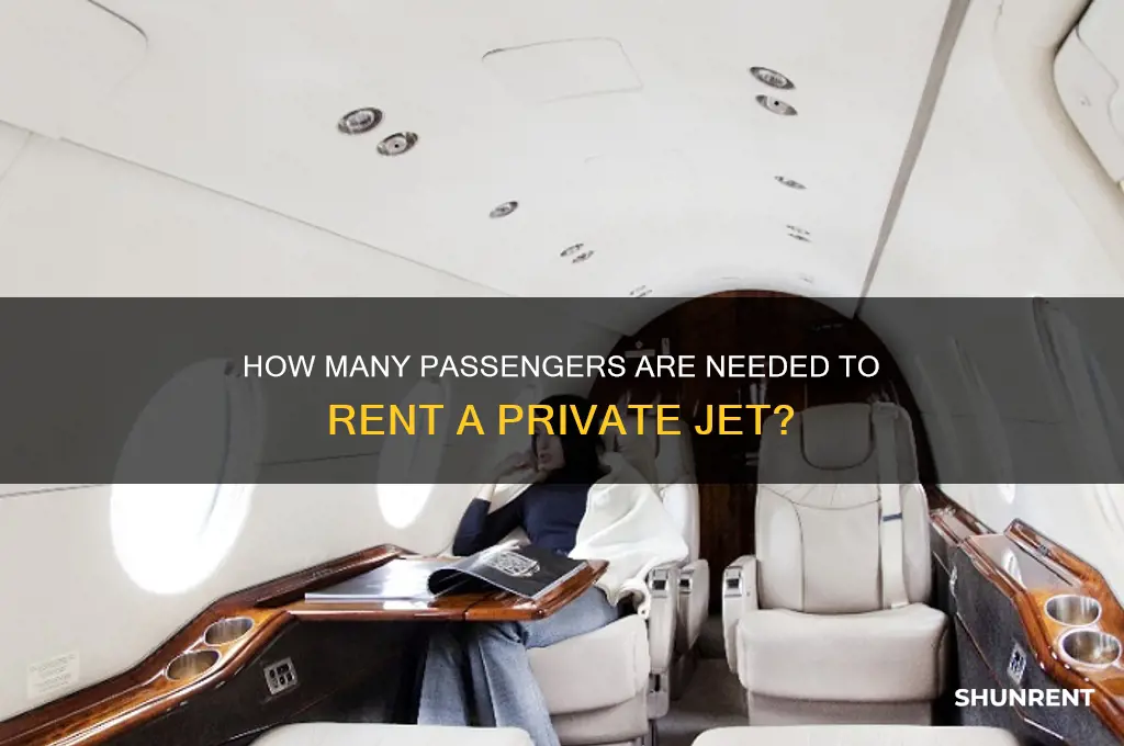 how many people do you need to rent private jet