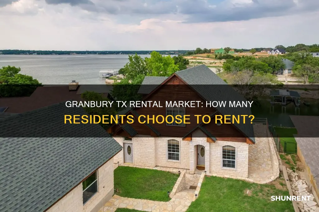 how many people rent in granbury tx