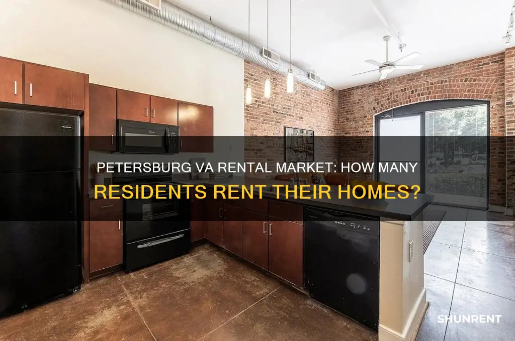 how many people rent in petersburg va