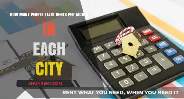 Monthly Rental Starts: City-by-City Breakdown of New Tenants