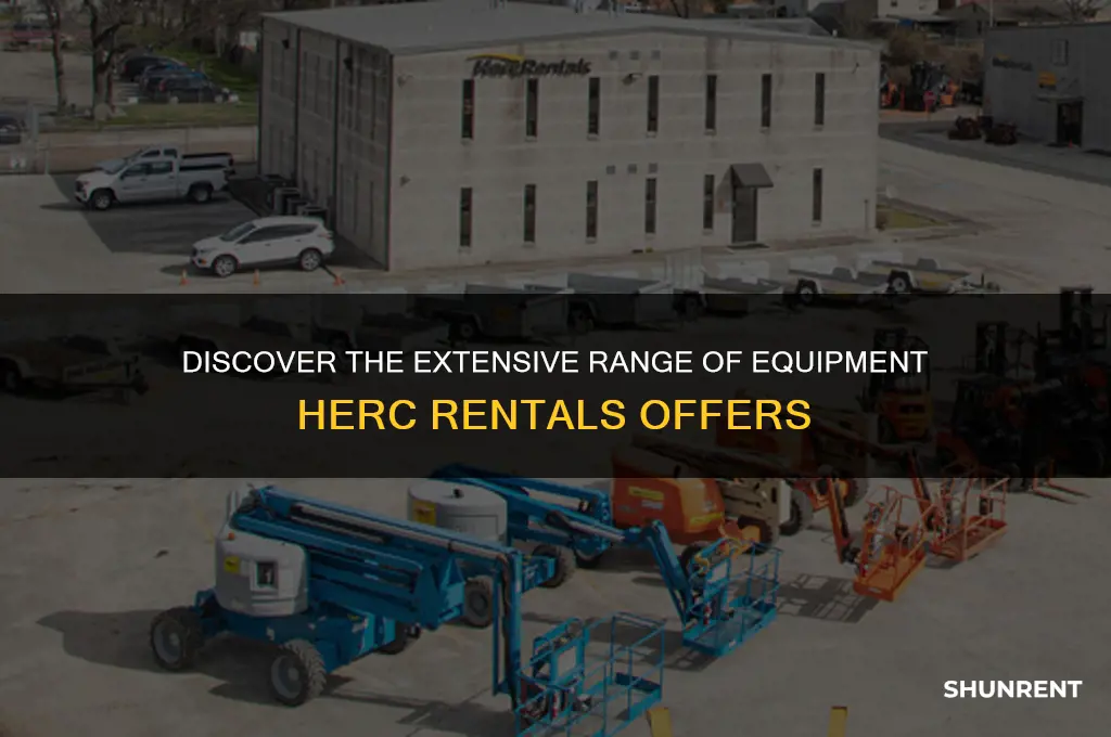 how many pieces of equipment does herc rent