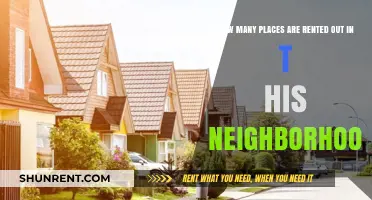 Exploring Rental Trends: How Many Places Are Rented in This Neighborhood?