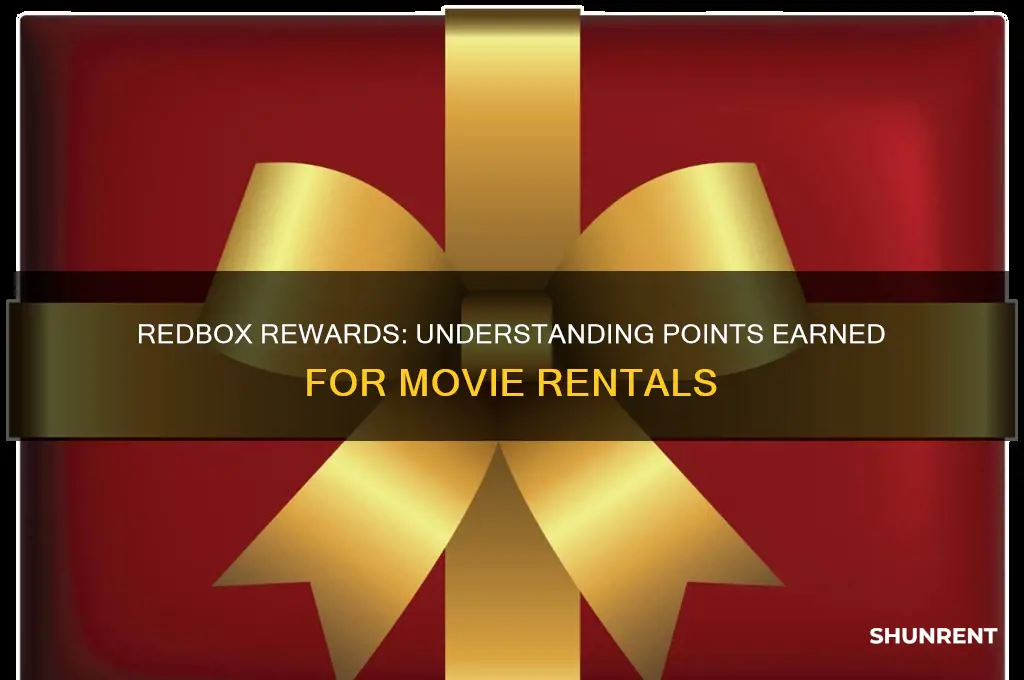 how many points on redbox for renting