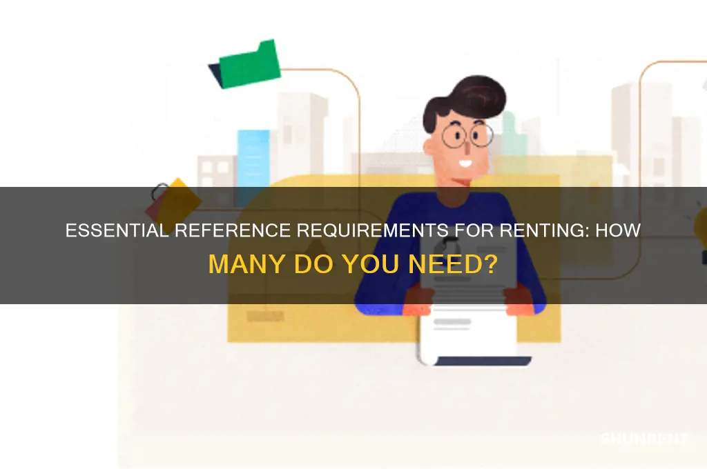 how many references do you need to rent