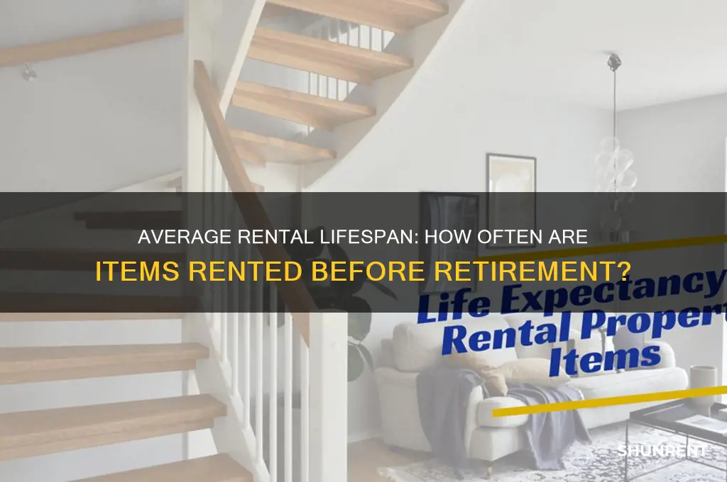 how many times are rental items rented