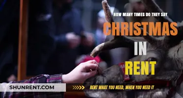 Counting Christmas Mentions in Rent: A Festive Phrase Analysis
