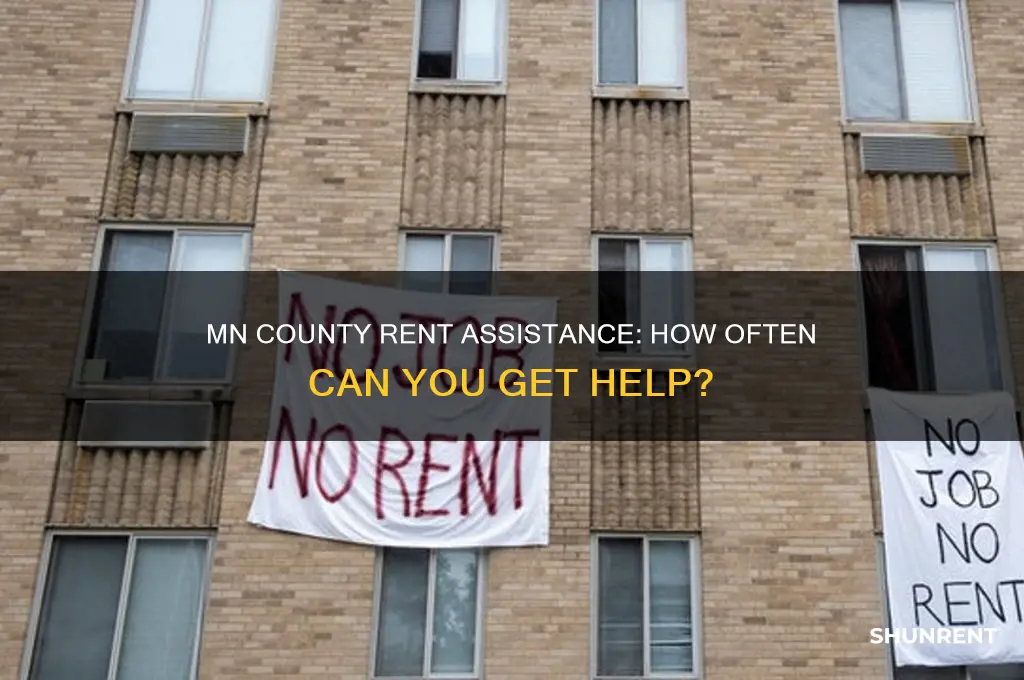 how many times does mn county help with rent