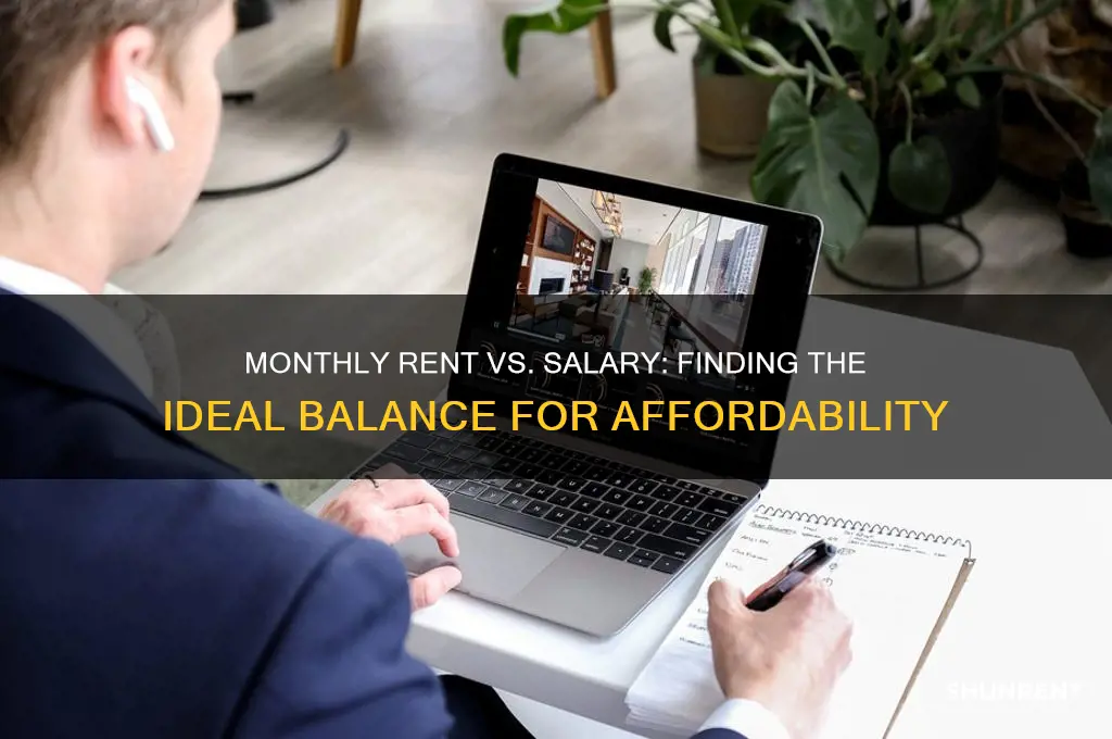 how many times monthly rent salary should be