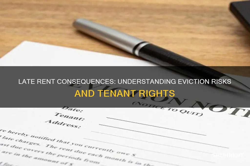 how many times with late rent before eviction