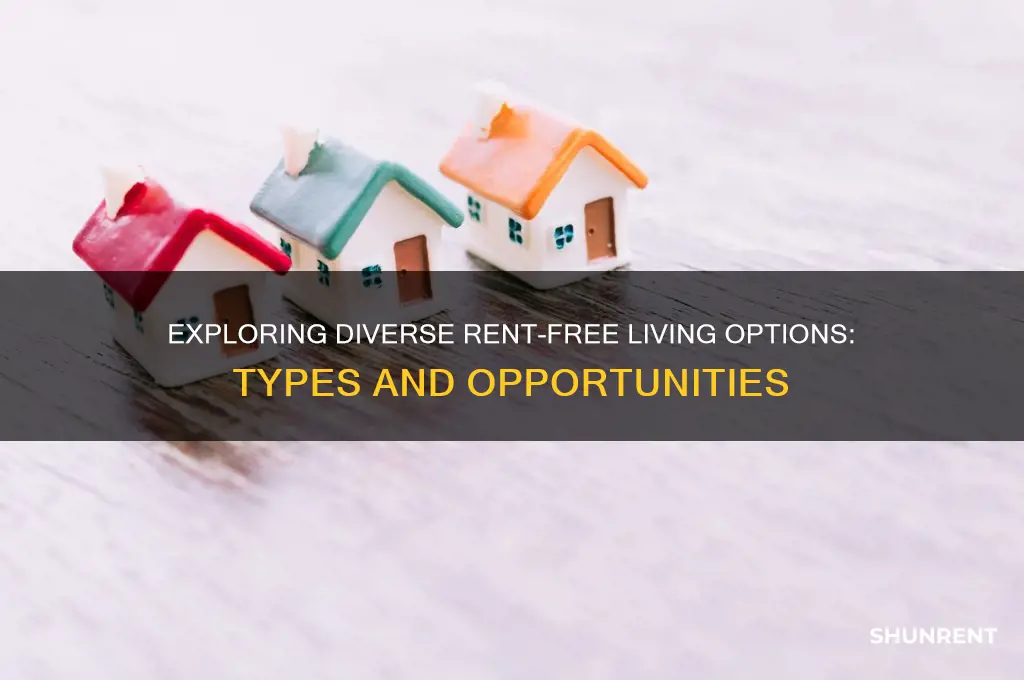 how many types of rent free living options