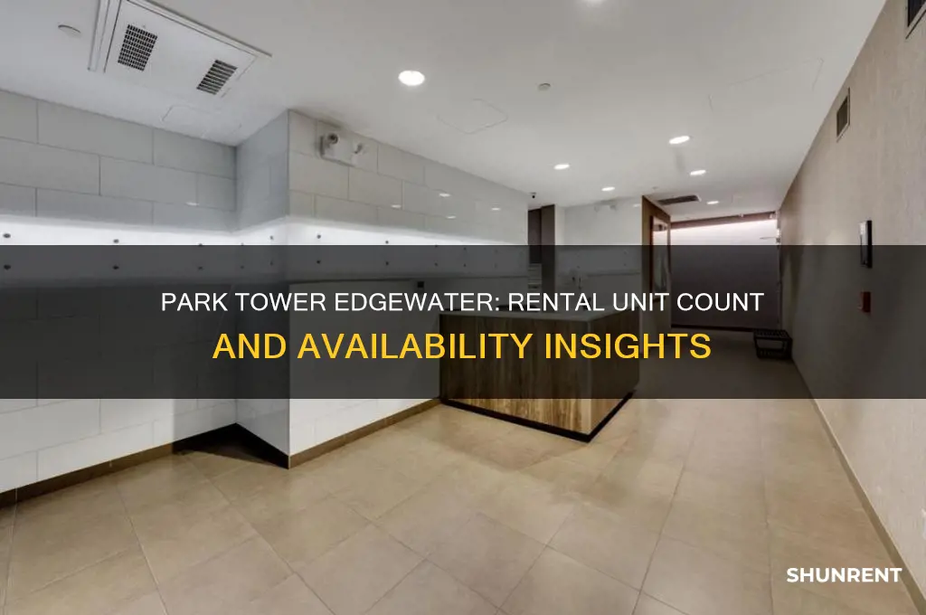 how many units in park tower edgewater are rented