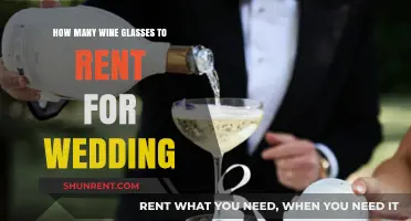 Perfect Pour: Estimating Wine Glass Rentals for Your Wedding
