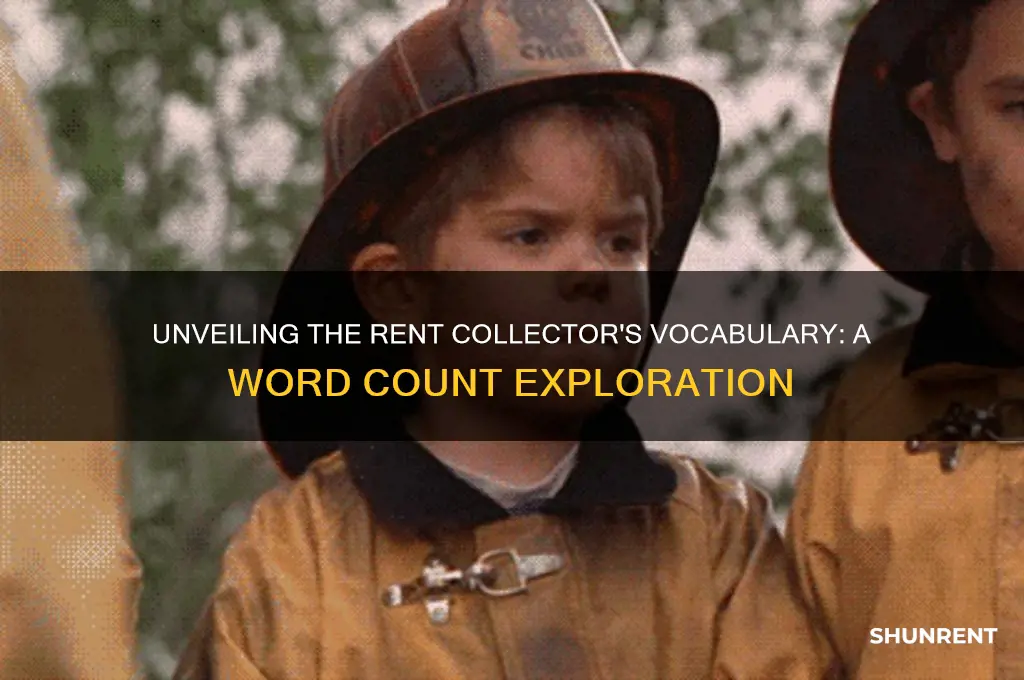 how many words does the rent collector have