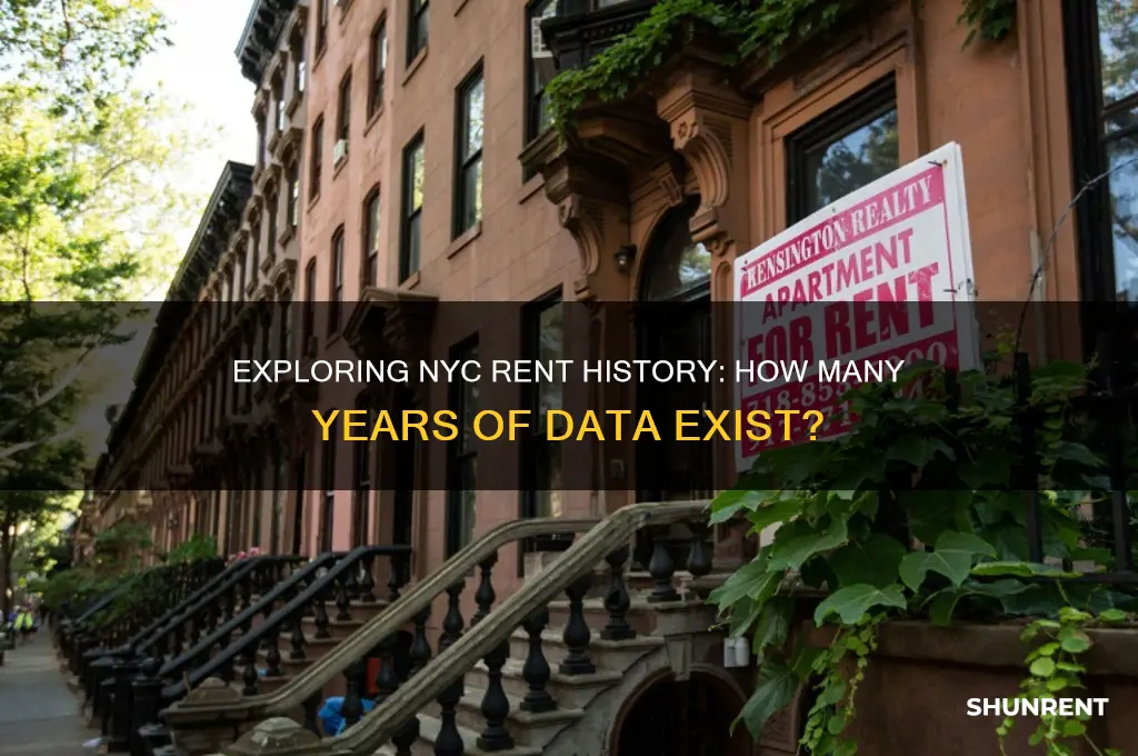 how many years are in nyc rent history